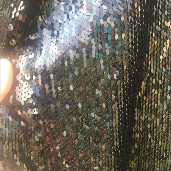Dress The Population Formal Metallic Sequin Evening Dress - Picture 3 of 5